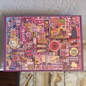 Cobble Hill 1000-Piece Purple Puzzle